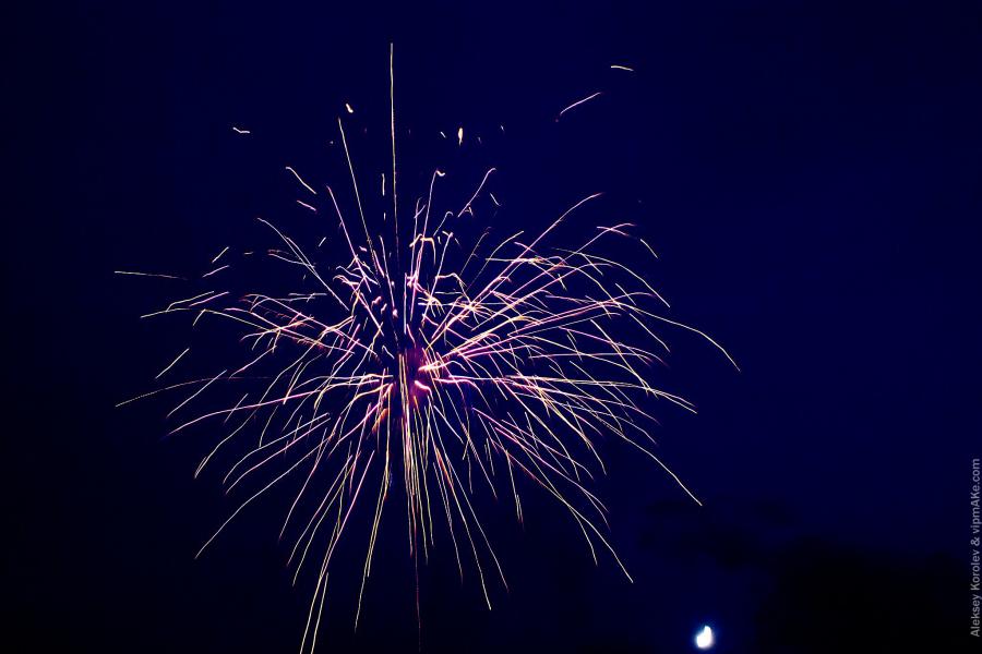 Салют в Шуе на День Города 2014