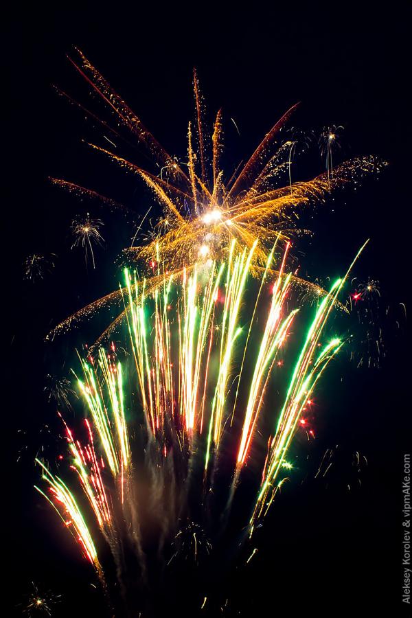 Салют в Шуе на День Города 2014