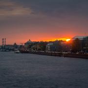 Закат в Питере