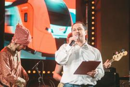 Концерт, посвященный запуску ласточки. Железнодорожный вокзал Иваново