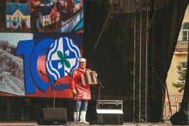 День города Родники, 100 лет. Играй гармонь
